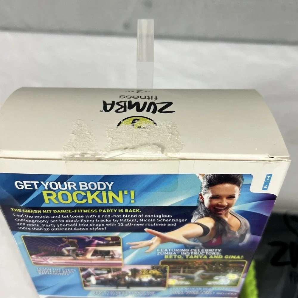 Zumba Fitness 2 Nintendo Wii NEW SEALED Game & Belt Bundle Majesco COMPLETE BOX